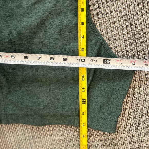 OUTDOOR VOICES Athena Compression Crop Top Hunter Green S Yoga Active Workout - Picture 5 of 5